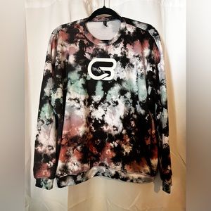 Cyclebar pastel tie-dye sweatshirt—one size fits all